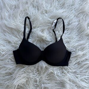 Aerie Real Sunnie Demi Bra Black Size 32C
